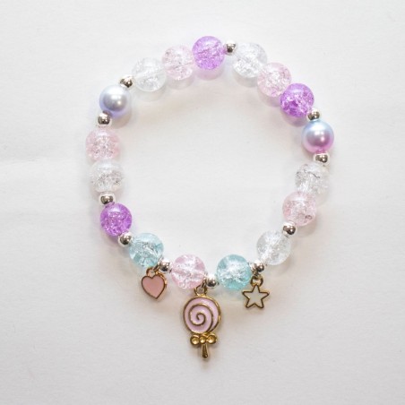 Bracelet perles - Bonbon