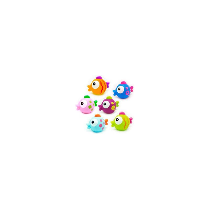 Jouet de bain poissons 6pces Jouet de bain poissons 6pces