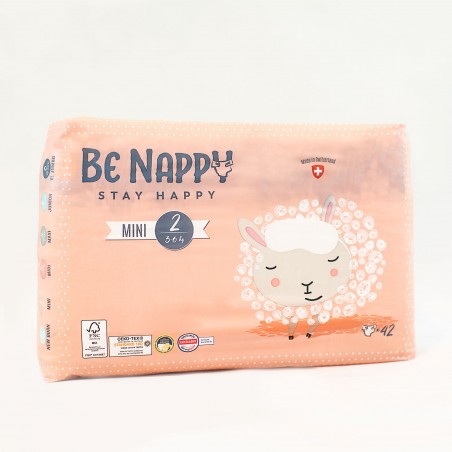 Couches Be Nappy - Mini taille 2 (3-6kg)