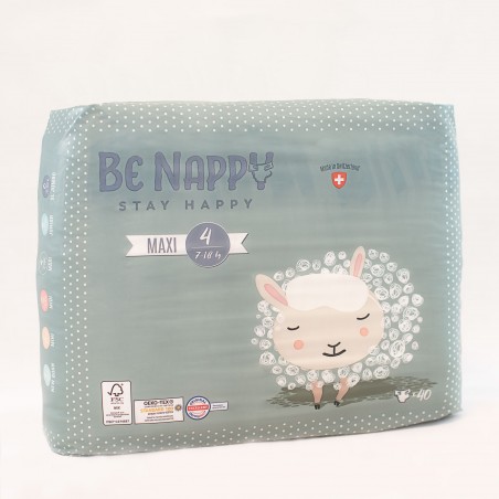 Couches Be Nappy - Maxi taille 4 (7-18kg)