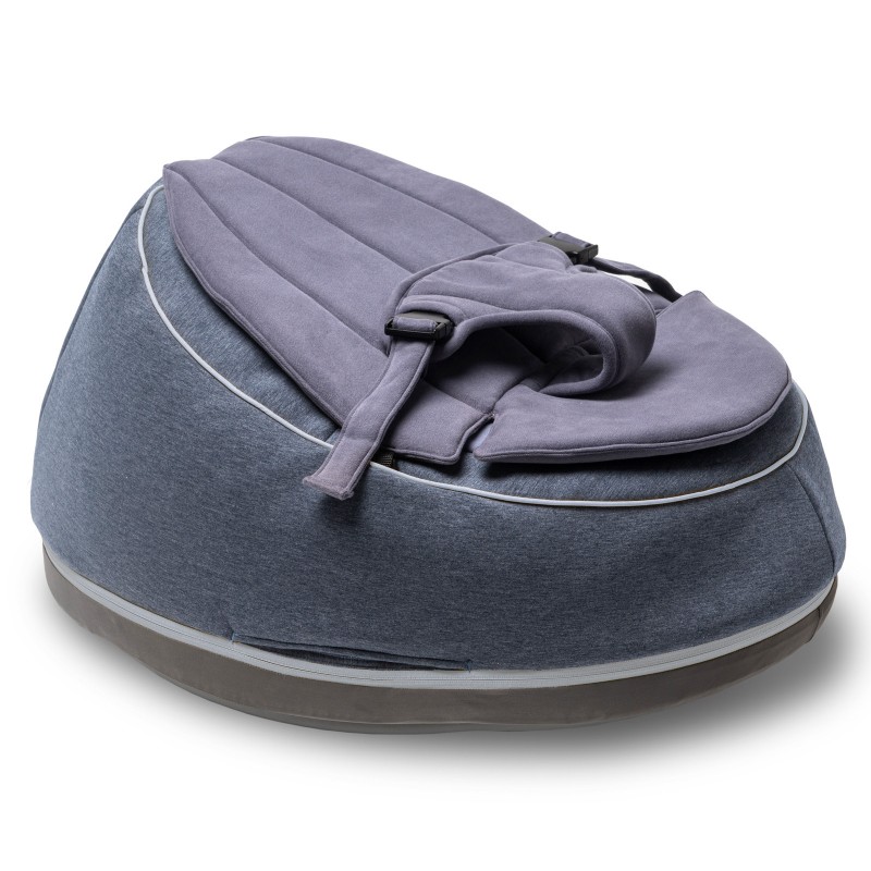 Pouf bleu Pouf bleu