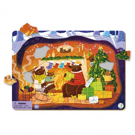 Puzzle cadre "Histoire de Noël des ours"